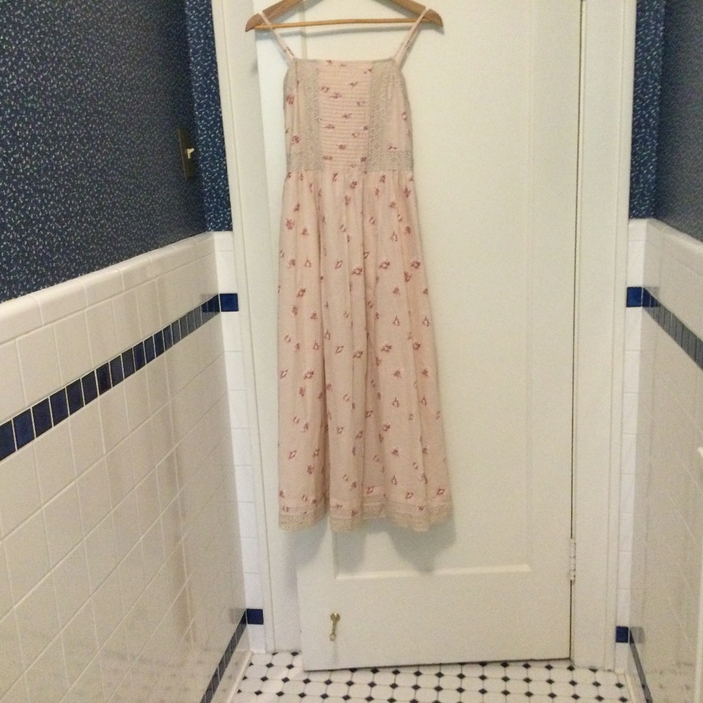 Abercrombie st cotton dress pink